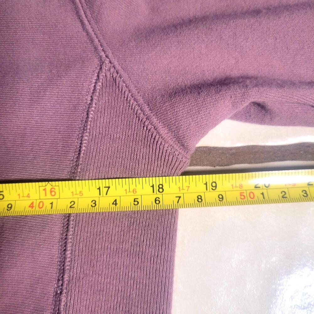 Victoria's Secret PINK Dusty Rose Cropped Crewneck Sweatshirt Long Sleeve- Sz XS - Picture 6 of 9